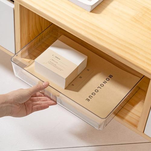 Organizer for Bedroom 4pcs Plastic Desk Drawer Organizers Storage Bins Lids