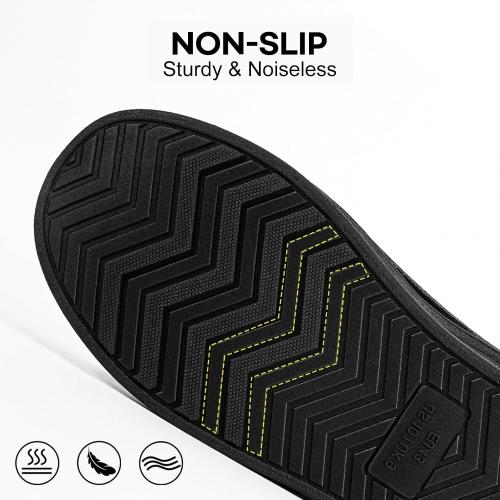 Size,44. LongBay Men's Memory Foam Diabetic Slippers Comfy Warm Plush Fleece Arthritis Edema Swollen House Shoes