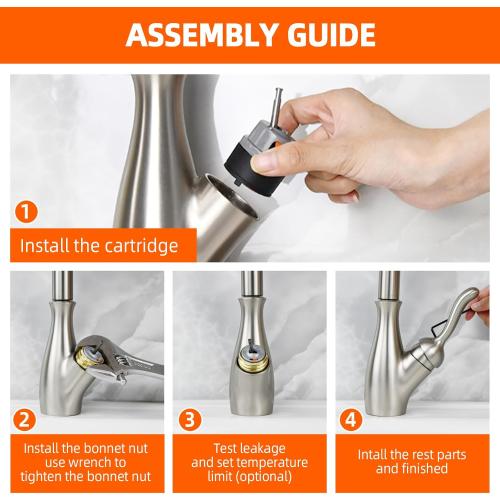 RP50587 Cartridge Valve Replacement for RP50587 Delta Cartridge, Compatible with DST Single Handle Kitchen and Lavatory Faucets - Includes Allen Wrench for Easy Installation