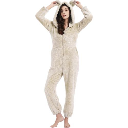 Size L The Big Softy Christmas Onesies Adult & Kid, Red Teddy Fleece Matching Christmas Onesie for Family, Onesie Pajamas Women, Men