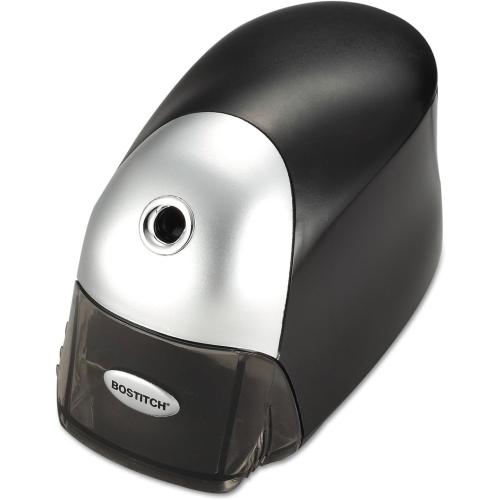 Bostitch Office QuietSharp Executive Heavy Duty Electric Pencil Sharpener for 65% Faster Sharpening and 6X Longer Cutter Life - Colored Pencil Compatible, Black