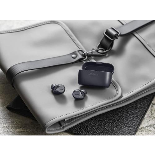 Jabra Elite 85t True Wireless Bluetooth Earbuds, Grey – Advanced Noise-Cancelling Earbuds for Calls & Music with Charging Case and 2 Wireless Charging Pads