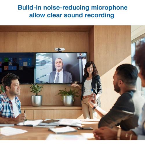 2K Webcam, Full HD Webcam for PC, Web Camera with Microphone, Tripod, Auto-Focus, Privacy Cover, USB, for Live Streaming & Video Conferencing