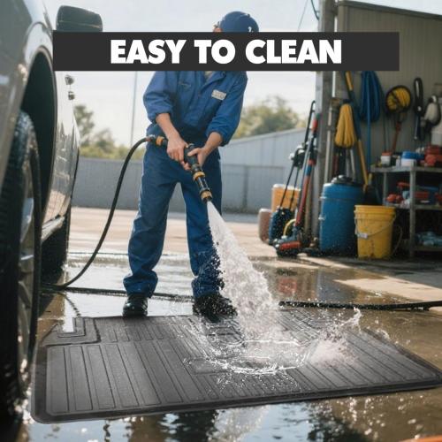 Vanseno Floor mats & Cargo Liners Compatible for 2021-2025 Toyota Sienna All Weather Protector Mat for Sienna XLE/XSE/Limited/Woodland Edition 7 Seats with Spare Tire (Not for 2025 Platinum Edition)