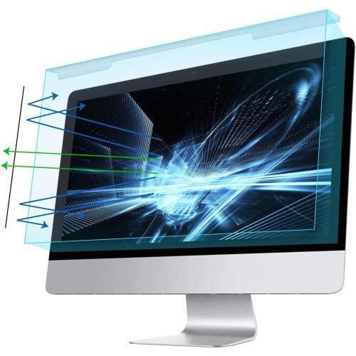 MOSISO 20-22 inch Computer Blue Light Blocking Screen Protector Anti-UV Eye Protection Filter Film Panel for Diagonal 20,21.5,22 inch 16:9 Widescreen Desktop PC LED Monitor(19.29 x 12.48 inch/L x W)