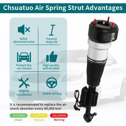 Front Right Air Suspension Shock Absorber Strut 2213201838 for Mercedes-Benz S550 S450 S350 CL550 2007-2013 4MATIC AWD OE 2213200538
