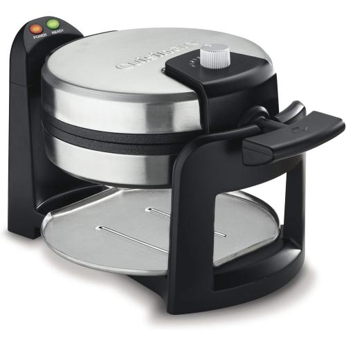 Cuisinart Round Flip Belgian Waffle Maker, 1 thick Belgian-style Waffle, WAF-F30NAS
