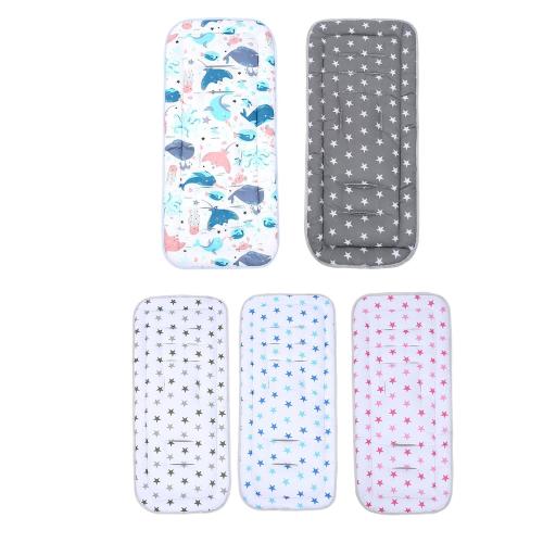 Baby Seat Pad Cotton Baby Seat Liner for Stroller Car Seat Thick Cushion for Newborns Infants and Toddlers Comfortable Soft Child Cart Mat Dining Chair Rocking Chair Cushion