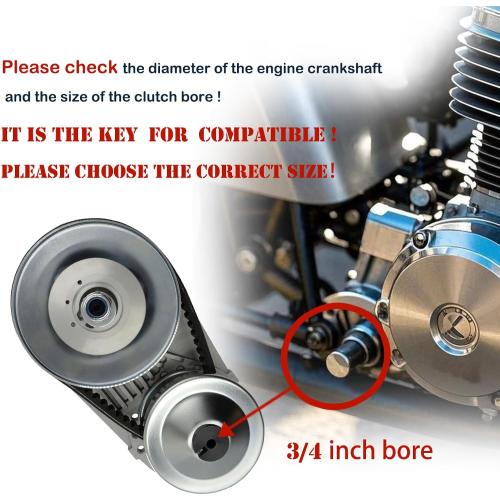 30 Series Torque Converter 3/4 Bore Fit for Predator 212cc Engine CVT Clutch 10T #40/41/420 & 12T #35 Chain Replacement Go Kart Mini Bike Manco Comet TAV2 30-75 Drive Belt Pulley Parts Kit.