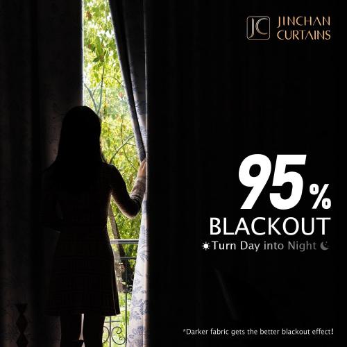 jinchan Pinch Pleated Curtains Blackout Floral Curtains for Bedroom Printed Flower Black Out Drapes, 96 Inches Long Curtain, Back Tab Blue Window Curtain Drapes with Hooks Set 2 Panels