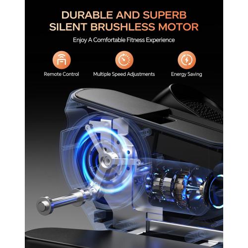 BLACK Under Desk Elliptical Machine, Ellipse Leg Exerciser as Seen on Tv for Seniors Adults with 12 Adjustable Speed, Quiet & Portable Seated Pedal Exerciser with Remote Control & Non-Slip Foot Straps