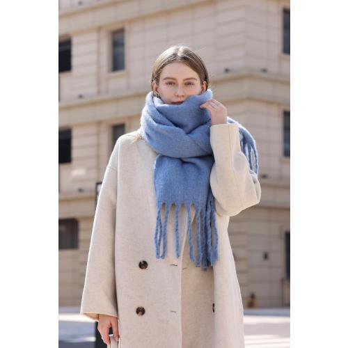 Wander Agio Winter Warm Scarf Long Pashmina Extra Large Shawls and Wraps for Women Large Blanket Scarves Solid