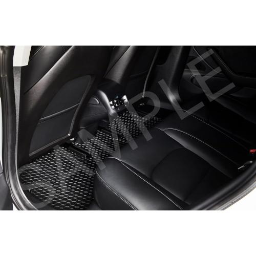 TOUGHPRO Floor Mats Accessories Set   3rd Row for Kia Telluride All Weather Heavy Duty Black Rubber 2020 2021 2022 2023 2024 2025