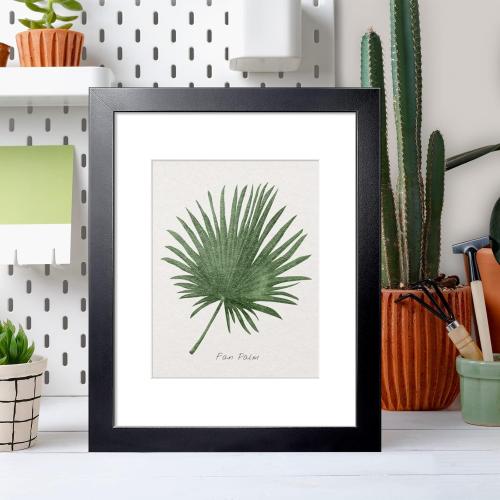 LaVie Home 14 x 18 Poster Frame Black, Display Pictures 11x14 with Mat or 14x17 Without Mat, Stable and Sturdy Picture Frame and Polished Plexiglass, Horizontal and Vertical Format of The Wall