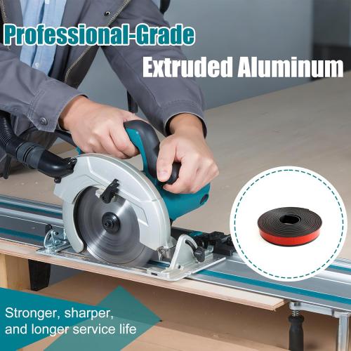 194368-5 55Track saw Guide Rail for Makita.Includes 55 for Makita Guide Rail,2 Rail Connectors and Guide Rails Strip Bar. Track Saw Can't Dance on Guide Rail. (55in guide rail)