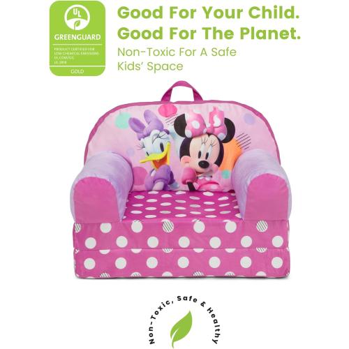 Delta Children - Minnie Mouse Cozee Buddy Flip-Out Kids Chair, Pink