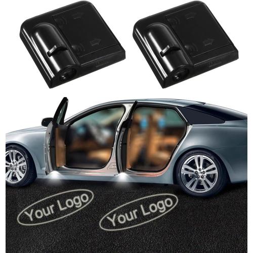 NewL 2Pcs Custom Logo LED Projector Car Door Step Courtesy Welcome Lights