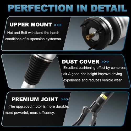 2PCS Front Air Struts Suspension Spring Shock Assembly Compatible for 2011 2012 2013 2014 2015 2016 Jeep Grand Cherokee 68029903AE 68029902AE Driver and Passenger Side