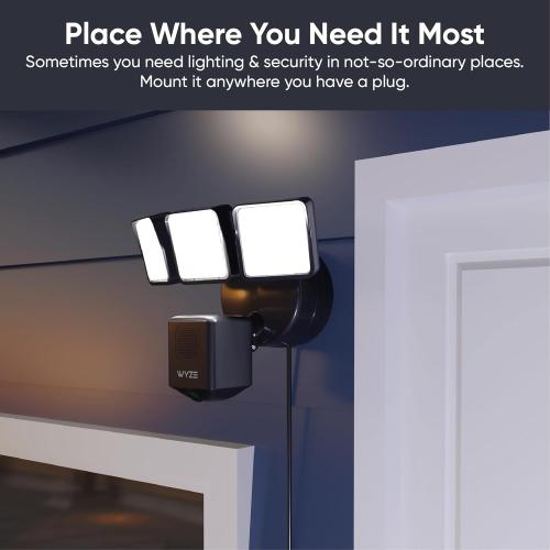 Wyze Floodlight Cam Plug-in Mount for Wyze Floodlight Cameras v1/v2/Pro, Electrical Box with 20ft Weather-Resistant Outdoor Power Cable, Easy Installation (White)
