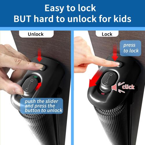 Huafly 138 Inch Retractable Baby Gates Extra Wide for Large Openings, Child Gates, Safety Gates, Extra Long Dog Gates on Doorways, Stairs, Outdoor, Indoor (Black, 138 Inch)