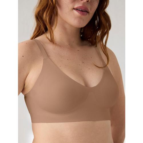 True & Co Women's Soft Form V Neck Adjustable Strap Bra (M)