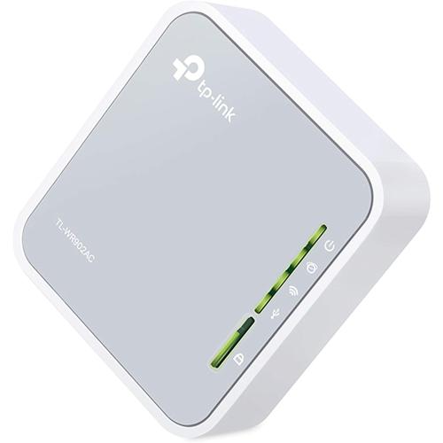 TP-Link AC750 Wireless Portable Nano Travel Router(TL-WR902AC) - Support Multiple Modes, WiFi Router/Hotspot/Bridge/Range Extender/Access Point/Client Modes, Dual Band WiFi, 1 USB 2.0 Port