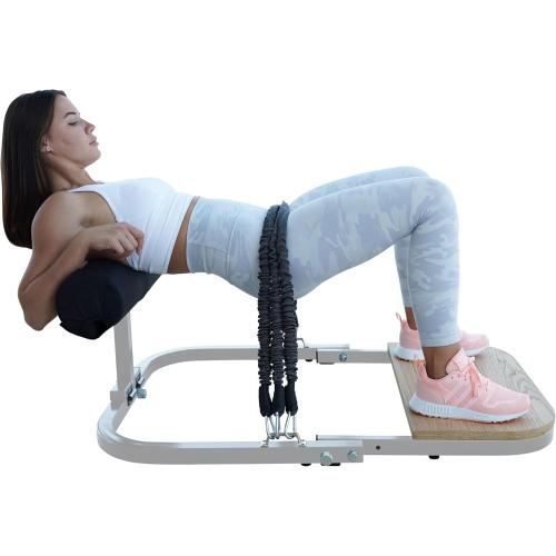 BootySprout Hip Thrust Machine for High Resistance Glute Training - Home Gym Workout - Comes with 45, 90, and 135 Lbs of Resistance