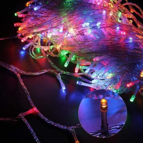 LED Low Voltage Colourful Lights String Curtain Lights Outdoor Patio Decoration net Lights Seven Colours Full Star Lights ice bar Lights Star Lights Christmas Lights