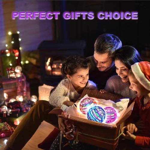 Upgraded 3 Pack Flying Orb Ball 2025 Hover Orb Galaxy Boomerang Ball Cosmic Floating Globe Magic Galactic Flying Spinner Balls Hand Drone Fidget Toys for Kids Ages 6  Year Old Boys Girls