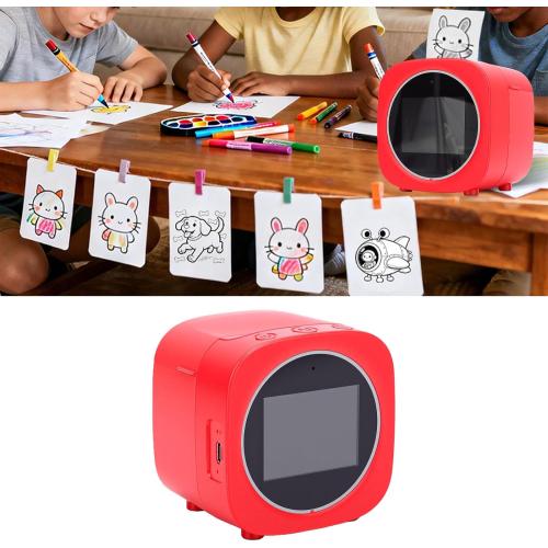 AI Voice Control Printer, Portable Thermal Photo Printer with AI Voice Key, 2.4 Inch HD Screen, 1300mAh Battery for DIY Crafts, Journaling, Gifts for Kids Students