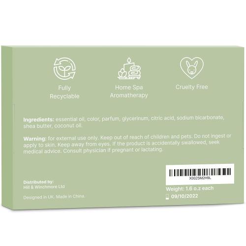 SENS Shower Steamers Aromatherapy (Pack of 6 Energizing Shower Bombs - Eucalyptus, Lemon, Mint) Great Spa Gift for Women, Morning Boost Shower Tablets, Congestion Relief Shower Tablets, Self Care Gift