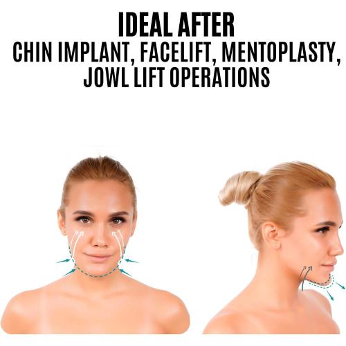 invera Chin Compression Garment After Liposuction Surgery, Neck Cover Strap Bandage