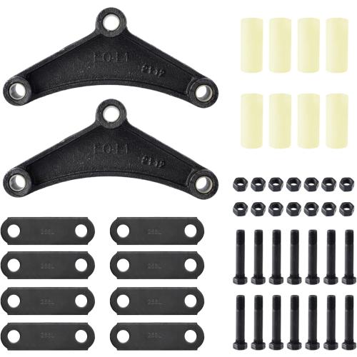 SPARKWHIZ Trailer Shackle Kit, Tandem Trailer Axle Shackle Kit for Double Eye Springs (3.5K -5.2K Axles)