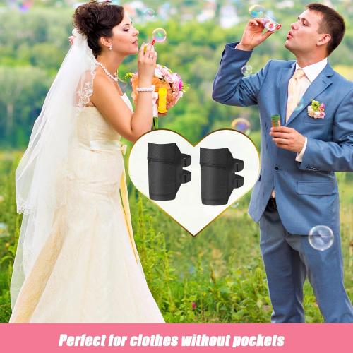 Jadive 2 Packs Cell Phone Leg Straps Leg Phone Holder Arm Smartphone Band Non Slip Ankle Wallet Calf Straps Adjustable Arm Pouch for Women Men Running Hiking Equestrian Motorcycle(Black)