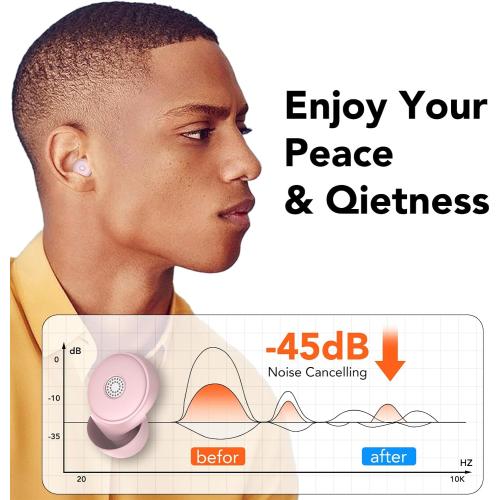 Ear Plugs for Sleeping Noise Cancelling (Pink)