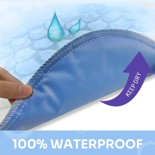 Heavy Absorbency Bed Pads, Washable and Reusable Incontinence Underpads, 34X52 (1 Pack), Waterproof Sheet and Mattress Protectors