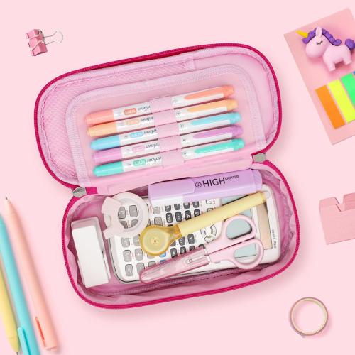 Bagseri Pencil Case for Girls - Large School Supplies Pouch for Class