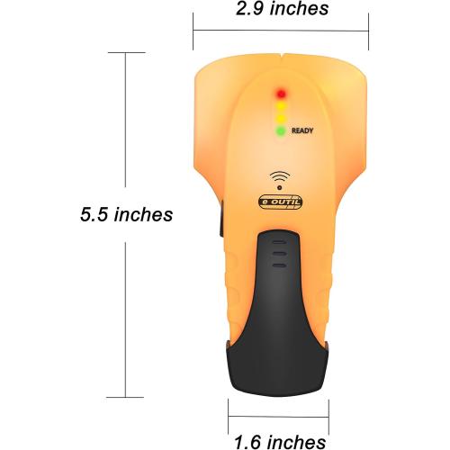 Stud Finder Wall Scanner Wood and Metal Detector Sensor for 3/4 inch Thickness Wall (Yellow)