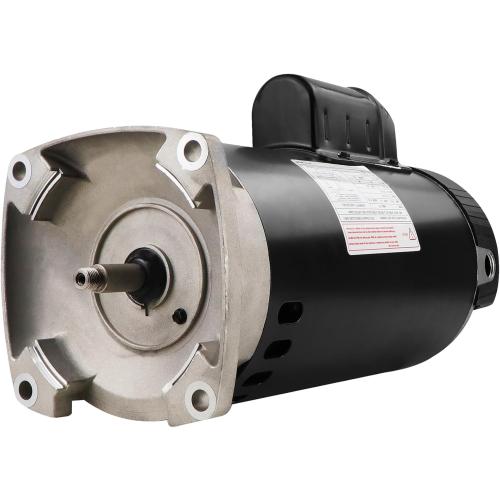 B2854 Pool Pump Motor,1.5HP pool pump motor, 3450 RPM, 56Y Frame,115V/230V PSC Motor w/1.1 Service Factor,Compatible with Century, Smith & Major Pool/SPA Systems,Square Flange Pool Motor