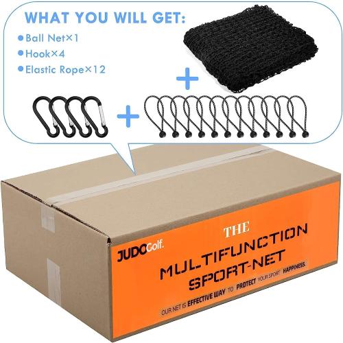 Golf Net,10Ft,15Ft,20Ft,25Ft, 30Ft, 40Ft Golf Practice Net,Sports Practice Barrier Net, Heavy Duty Ball Netting Golf Hitting Net, DIY Ball Net,Baseball Net Hockey Net and Chipping Net