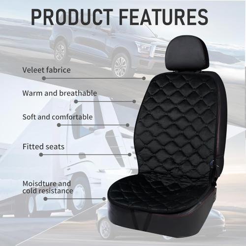 Driver or Passenger Side Seat Cushion for Full Back-Black
