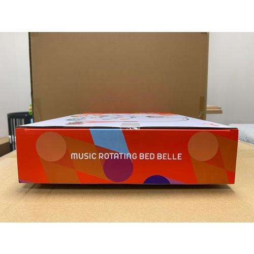 Baby Crib Mobile with Musical, Night Light & Moon Star Projector, Mobile for Crib with Remote Control Timing Function, 360° Rotation Crib Toys for Newborn Infant Boys and Girls(Pink)