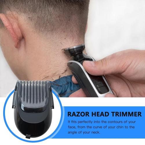 GRABOTE Black RQ11 Shaver Trimmer Head Blade Cutter Comb Cover for P-hilips Norelco RQ111/52 Click-On Beard Styler