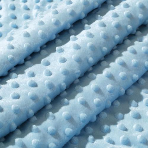 CREVENT Cozy Soft Warm Sherpa Baby Blanket for Infant Toddler's Crib Cot Stroller Gifts for Baby Boys All Season Use (30X40 Blue dot)