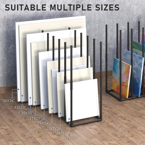 Large Art Storage Rack, Art Drying Rack, Art Canvas Organizer, Store Frames, Panels, Prints, Canvases, Panels For Oil Painting Display, Art Studio, Gallery