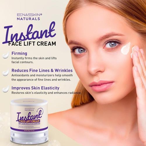 Enaskin Naturals Instant Face & Eye Tightener Cream: Wrinkle Filler for Deep Wrinkles and Fine Lines for Face Within 2 Mins - Instant Wrinkle Eraser for Women and Men - Temporary Eye Lift Cream