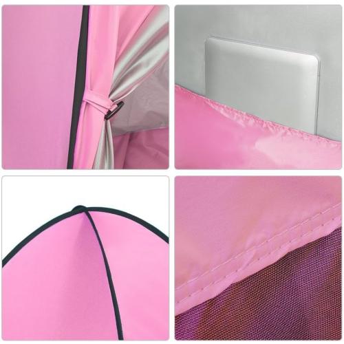 Automatic Pop Up Beach Tent Instant Portable Quick Sun Shelter for 2-3 Persons (Pink)