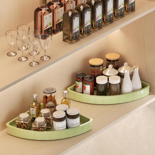 3 Tier Fruit Vegetable Storage Basket Organiser, Countertop Standing Storage Rack, Rustproof, Corner Shelves for Versatile Pantry Kitchen, Narrow Places (Grey)