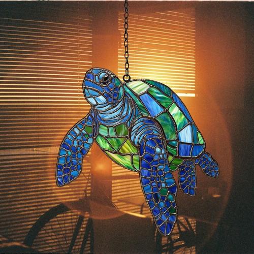 Sea Turtle Acrylic Suncatcher