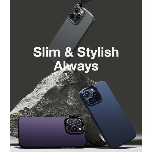 TORRAS Slim Fit Designed for iPhone 15 Pro Max Case 6.7 inch, Ultra-Thin 15 Pro Max Case 2023, Lightweight Hard PC Cover Phone Cases for iPhone 15 Pro Max Phone Case Purple, OriginFit